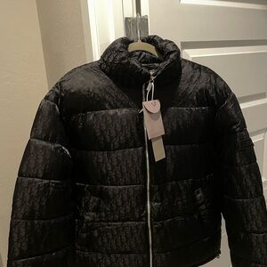 Christian Dior Black Puffer Jacket Size Large